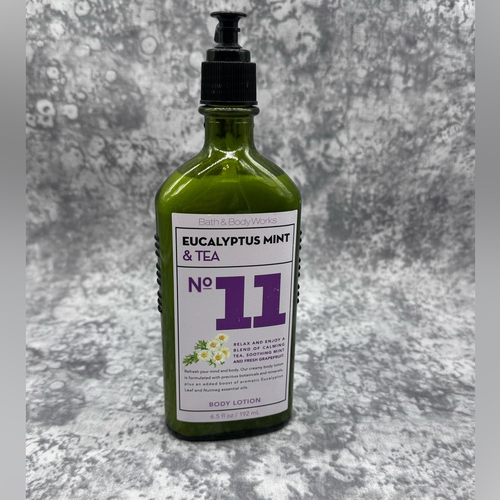 Rare Test Market Bath & Body Works Eucalyptus Mint & Tea No. 11 Body Lotion -